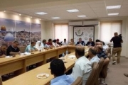بيسكر تعقد اجتماع عمل مع قادة الاتحاد العام لنقابات عمال فلسطين