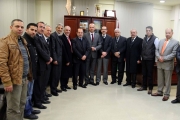 رئيس التحرير لدى لقاء اعضاء غرفة تجارة وصناعة محافظة الخليل - 26.02.2015