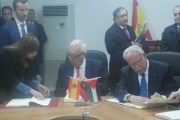 وزيرا خارجية دولة فلسطين و مملكة اسبانيا يوقعان اتفاقيتين في اطار الشراكة ...