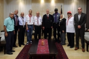 الحمد الله يستقبل الأمين العام للمنظمة الكشفية العربية