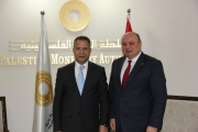 محافظ سلطة النقد عزام الشوا يلتقي سعادة السفير الأردني خالد الشوابكة