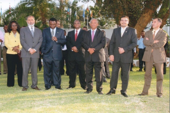 سفير دولة فلسطين يلتقي السفراء الافارقة المعتمدين لدى زامبيا‎