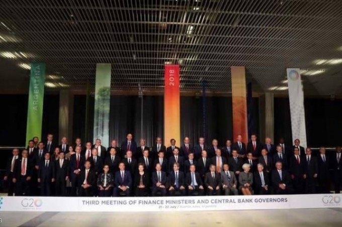 مجموعة العشرين تحذر من خطر التوترات التجارية