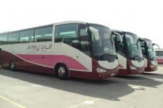 خلال ثلاثة ايام سيتم نقل الحجيج الفلسطينين بحافلات حديثة وامنة 