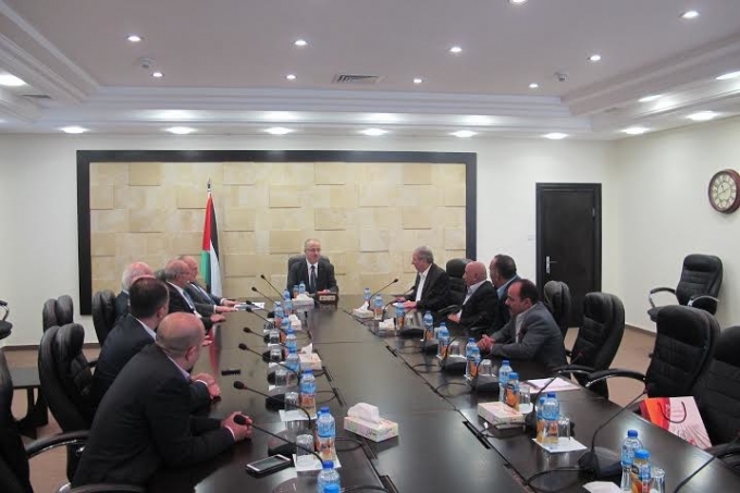 مجلس ادارة غرفة تجارة نابلس يلتقى رئيس مجلس الوزراء د. رامي الحمد الله