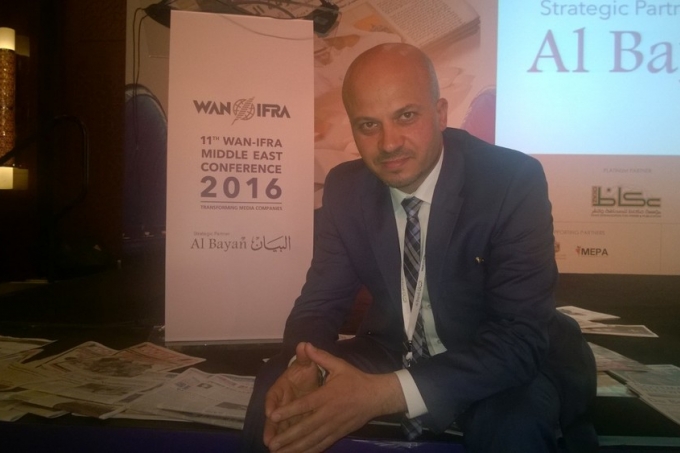 رئيس التحرير - مؤتمر منظمة الصحف العالمية WAN - IFRA دبي ( شباط ٢٠١٦)