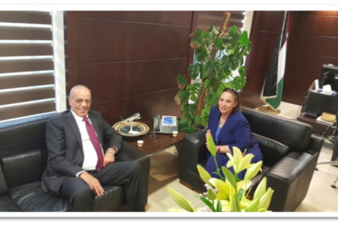 لقاء بين وزيري المواصلات الاردني والفلسطيني بحث ملفات مشتركة