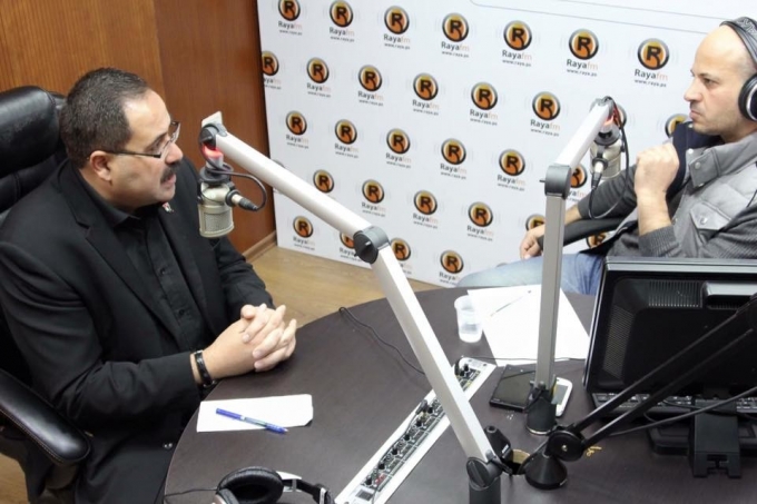 رئيس التحرير - خلال لقاء مع وزير التربية والتعليم العالي د. صبري صيدم