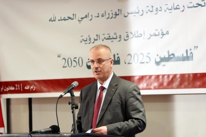 الحمد الله: وثيقة (فلسطين 2025- 2050) في المخطط الوطني المكاني ستكون مرجعا أساسيا للخطط التنموية